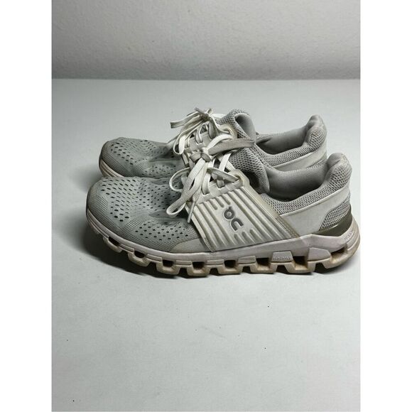 On Cloudswift Womens Running Shoes Lace Up White Gray Size 7 See Description - Picture 5 of 15
